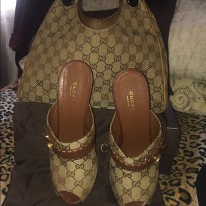 Gucci pumps & Gucci Bag Duo